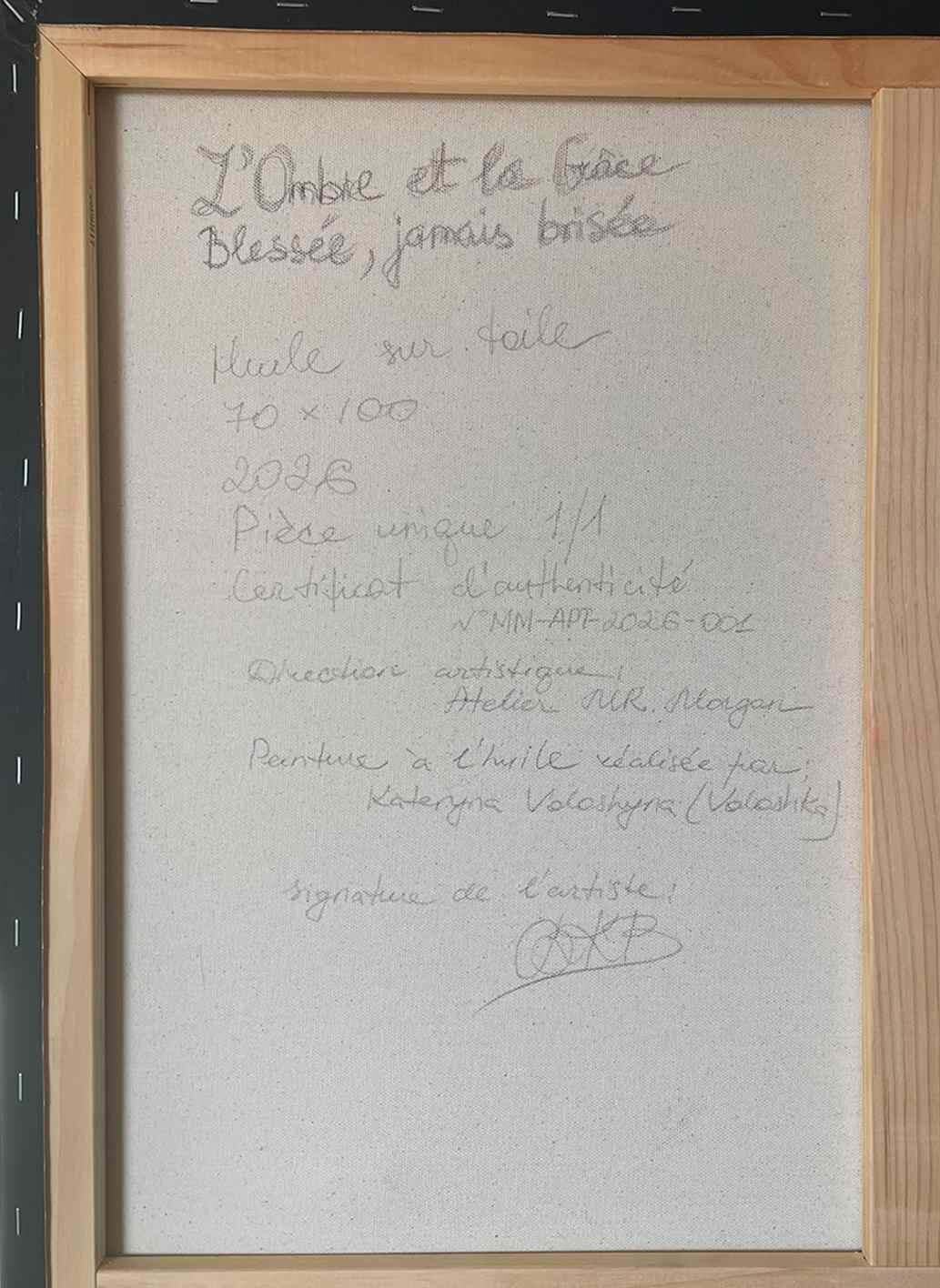Signature au dos